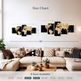 thumbnail image 4 of Elephant Stock Soil World Map Wall Art - Horizontal Multi Panel Canvas - Living Room Wall Decor - Map Multi Panel - Black And Orange Decor - 55" x 24", 4 of 8