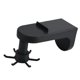 thumbnail image 3 of Organizador giratorio de 6 ganchos para utensilios de cocina, para montaje en pared o techo. Black_Wall Mount, 3 of 9