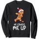 thumbnail image 1 of She's So Sweet - He Cracks Me Up Divertida Sudadera de Navidad para pareja, 1 of 5