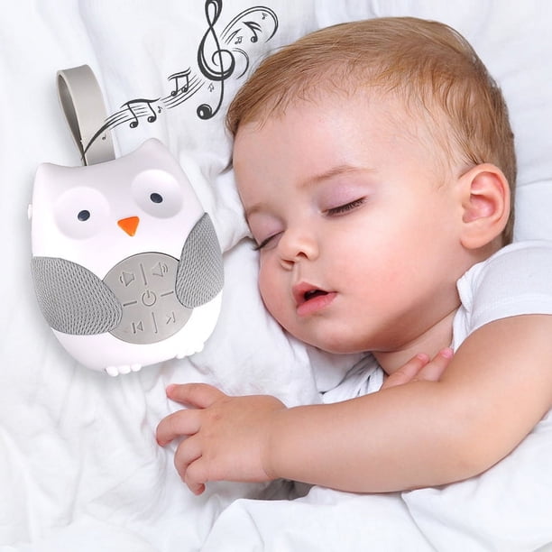 Máquina de ruido blanco, ayuda para dormir, búho, máquina de sonido