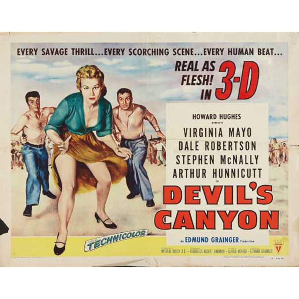 Devil's Canyon movie POSTER (Half Sheet Style A) (22" x 28") (1953
