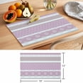 thumbnail image 6 of Farm Fruit Placemats Set of 2, Strawberries Peach Watermelon Lemon Pink Striped Non-Slip Place Mats Washable Table Mats for Kitchen Dining Table Decorations Indoor/Outdoor, 6 of 9