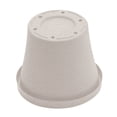 thumbnail image 6 of Bloem Terra 4" Round Plastic Planter with Drainage Holes - Indoor/Outdoor, 0.25 Gallon Capacity, Lightweight Garden Pot, Vanilla Bean, 6 of 6