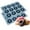 Blue, variant on Bxaolu Nonstick Donut Pan for Baking 12 Cavity - Silicone Donut Baking Pan for Muffin, Cake, Dessert and Mini Bagel | Doughnut Bakeware for Oven Baking | Mold Donut Trays Easy Clean, Red-2Pack