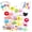 24PCS, variant on 24 PCs Kids Keychains - Keychain Valentines Day Gifts for Kids Classroom Birthday Goodie Bags Stuffers Party Favors Pinata Toys Classroom Prizes Elementary Child Bulk Items Treasure Box Prizes