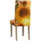 thumbnail image 4 of Funda Protectora ABPHQTO para silla elástica con flores de girasol Juego de 4, 4 of 4