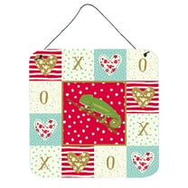 Chameleon Wall or Door Hanging Prints Red