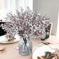 thumbnail image 2 of 6 Pcs Artificial Flowers Fake Babys Breath Bouquet Bulk Faux Gypsophila Flowers Real Touch Silk Flower for Home Office Kitchen Restaurant Centerpieces Wedding Table Party Decoration (White), 2 of 7