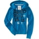 thumbnail image 1 of Sudadera con capucha y cremallera Aeropostale con lentejuelas para mujer azul XS, 1 of 1