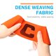 thumbnail image 3 of Elastic C Prints Football Soccer Player Captain Armband Orange Red 2pcs, 3 of 7