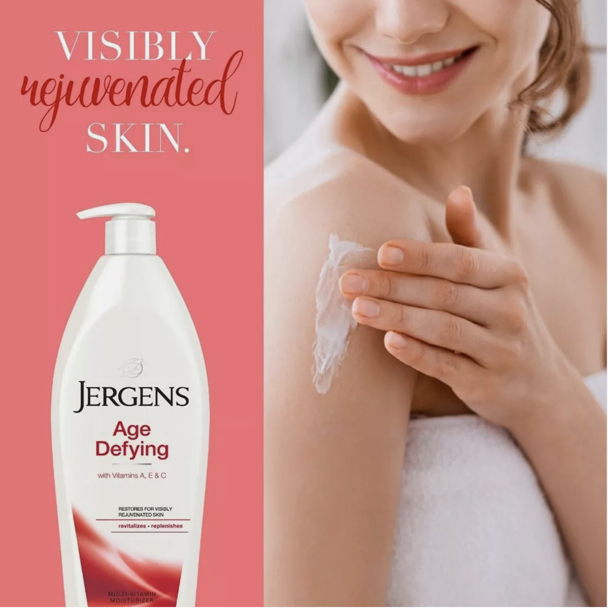 Jergens Age Defying Moisturizer 20.3 oz 600mL - Walmart.com