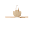 thumbnail image 2 of Bolsos De Hombro Redondos De Paja Para Mujer, Para Playa Xtellar beige, 2 of 4
