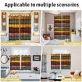 thumbnail image 6 of Colorful Vintage Kitchen Curtains 84 Inch Length, Vintage Wooden Farmhouse Grommet Top Bedroom Living Room Curtains, Light Filtering Cafe Curtain Drapes 2 Panels Set 104''x84'', 6 of 9