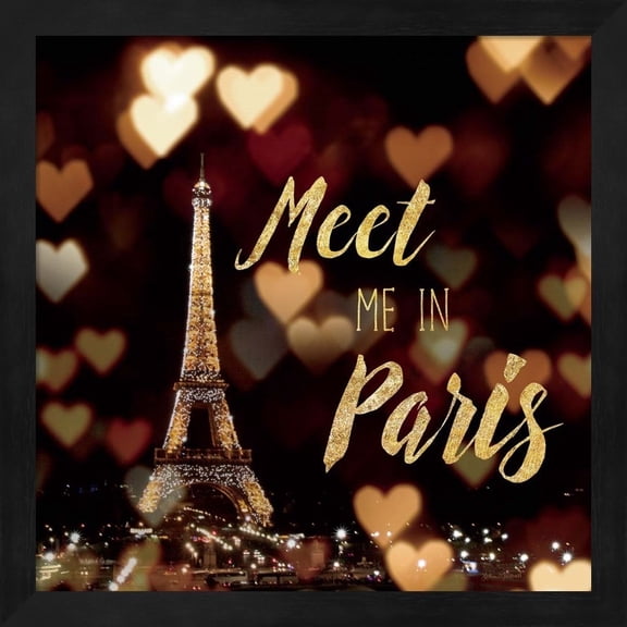 Metaverse Laura Marshall 'Meet Me in Paris' Framed Art