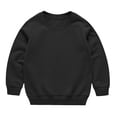 thumbnail image 5 of Vibrex Crewneck Sweatshirts Children's Solid Color Long Sleeved Casual Sports Hoodie Top Comfortable Pullover Sweatshirts Shirts Warm Hiking Pullover Oversized Warm Casual Sweatshirt 5-15 Years, 5 of 7