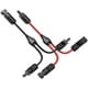 thumbnail image 3 of Conectores solares, adaptador paralelo de rama Y para adaptador de cable de panel solar, amplia aplicación en entornos hostiles (2 pares), 3 of 5