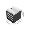 thumbnail image 4 of Cateissary Filtro de ventilador de repuesto para aire acondicionado USB, gran viento Personal para suministros de escritorio de oficina en casa, conjunto de Electrodomésticos 20 piezas Cateissary HA045546-02, 4 of 6