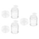 thumbnail image 5 of 3 piezas de envase cosmético vacío multifuncional transparente con tapa 5 ml embotellado cosmético portátil tarro vacío para loción pimienta en polvo 1 agujero Salvador frasco recargable vacio, 5 of 7