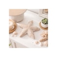 thumbnail image 3 of Starfish Figurine for Home and Office Shelf Decor - Coastal Resin Accent for Bathroom or Beach-Inspired Coffee Table Display - Polyresin Sea Life Sculpture for Living Room Styling - 2?, White & Tan, 3 of 10