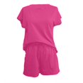 thumbnail image 5 of MSJUHEG Workout Sets for Women Workout Outfits for Women Womens 2 Piece Outfits Summer Two Piece Summer Sets for Women 2 Piece Outfits Sweatsuit Loungewear Sets Woman Biker Short Set Hot Pink M, 5 of 8