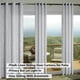 thumbnail image 2 of Cortinas Pitalk de lino gris claro, 214 cm de longitud, 2 paneles, 84 litros, 2 of 8