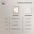 thumbnail image 6 of Alila Canvas Boho Minimalist Abstract Wall Art by Art Remedy, Gold Frame, 24" x 30", 6 of 7