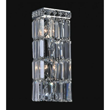 

2 Light Bathroom Sconce with Chrome finish