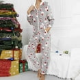 thumbnail image 1 of Pntutb - Mono sin orejas con capucha y cremallera de manga larga para mujer de Navidad para ropa de dormir para el hogar Pntutb Pntutb-4223, 1 of 9