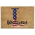 thumbnail image 2 of Dpityserensio 4th of July Outdoor Doormat Patriotic Doormats for Outdoor Entrance Welcome Independence Day Doormat Patriotic Decor 16*24in, 2 of 4