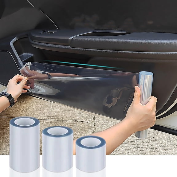 1M(3.28FT) Transparent Car Door Protective Film,Paint Protection Films,for Wear, Scratches and Collisions On Car Doors and Furniture