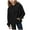 Black, variant on cocolona Girls Long Sleeve Hoodie Cute Oversized Hooded Sweatshirts Teen Girls Pullover Tops with Pockets