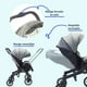thumbnail image 3 of Carriola Para Bebé Starkids Lyra Convertible A Autoasiento Gris., 3 of 7