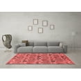 thumbnail image 3 of Ahgly Company Indoor Rectangle Oriental Red Industrial Area Rugs, 7' x 9', 3 of 4