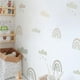 thumbnail image 4 of Billuyoard Pegatinas de pared de arcoíris bonitas, decoración del hogar, pegatinas de papel tapiz con gotas de lluvia de arcoíris Decoración del hogar Billuyoard HA036410-00, 4 of 6