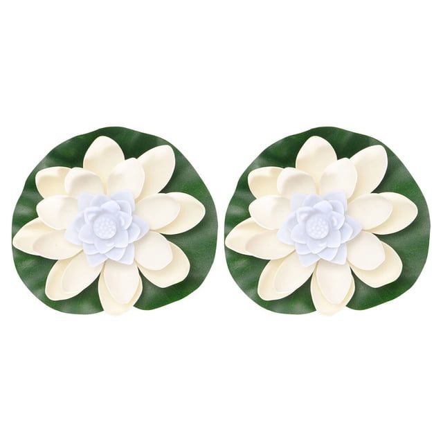 2pcs Festival Lotus Lámparas LED al aire libre Lotus Light Decors Scene Layout Props