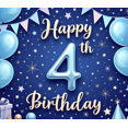 thumbnail image 4 of Colorful Balloons Birthday Banner Decorative Design Happy Birthday Event Decoration Backdrop for Kids Party Indoor Celebration Photography, 4 of 8