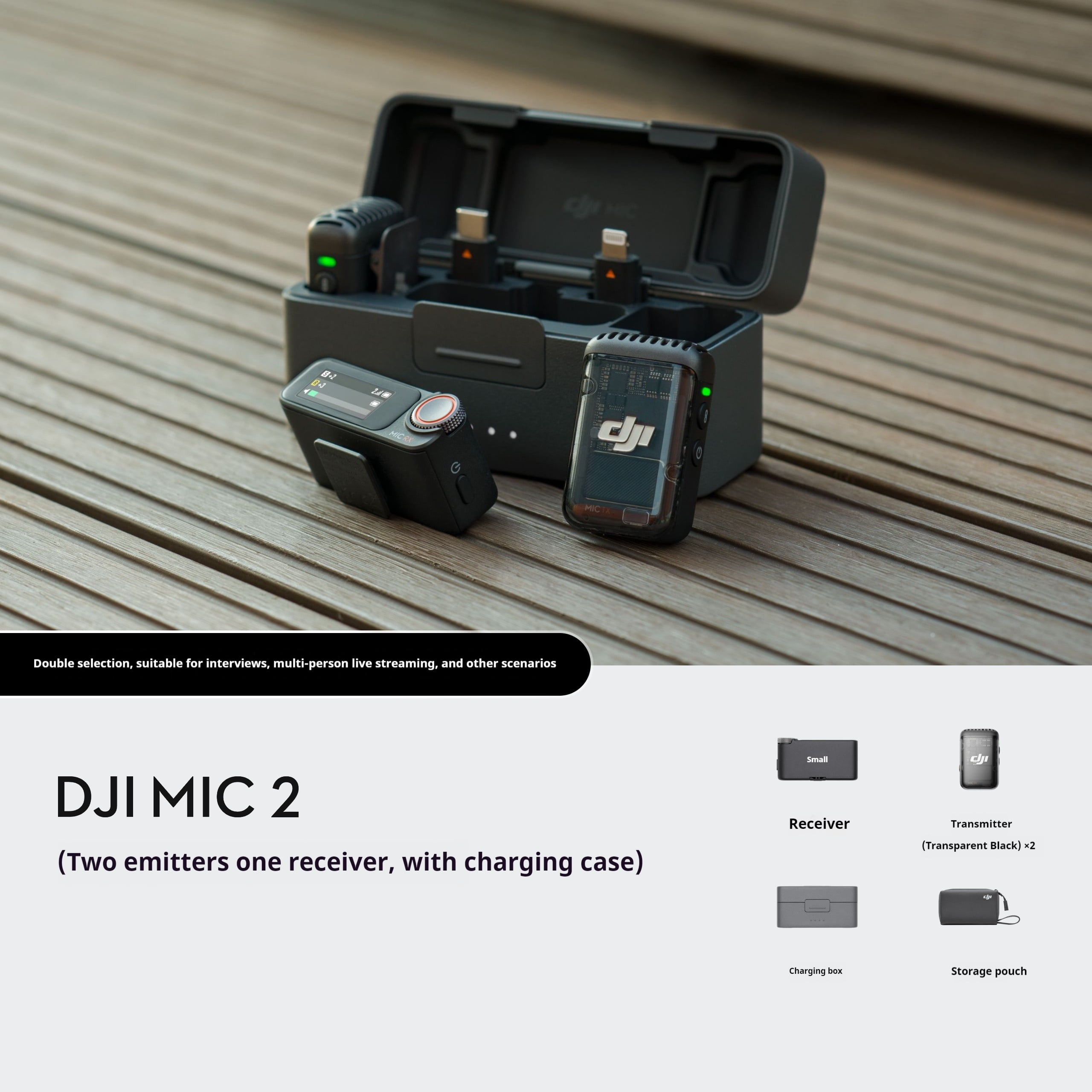 DJI MIC セット Amazon.com: DJI Mic Wireless Microphone System and Audio