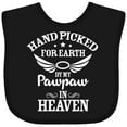 thumbnail image 3 of Inktastic Handpicked for Earth by My Pawpaw in Heaven with Angel Wings Boys or Girls Baby Bib, 3 of 4