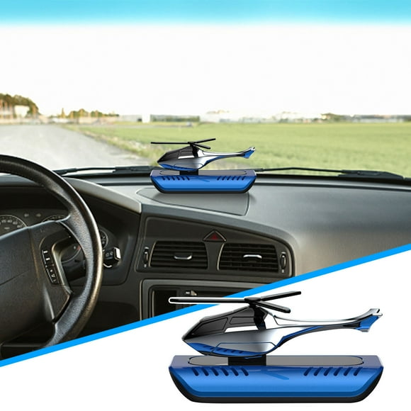 Qaailabf Solar Powered Car Aromatherapy Diffuser, Airplane Shaped Metal Car Perfume Holder with 5ml Natural Plant Extract Fiber Core, 180 Days Long-Lasting Fragrance, No Charging Required Interior