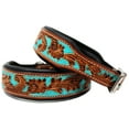 thumbnail image 2 of Small 13''- 17'' Dog Puppy Collar Cow Leather Adjustable Padded Canine 6086, 2 of 2