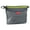 Gray, variant on pack all Water-resistant Material Zipper Pouch, Mesh Zipper Bags for Storage, Travel, Office (Gray, Medium)