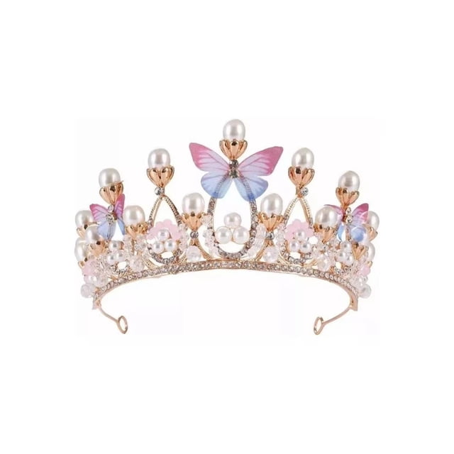 Corona de Princesa para Cumpleaños de Niños BLOSOOM Rosa