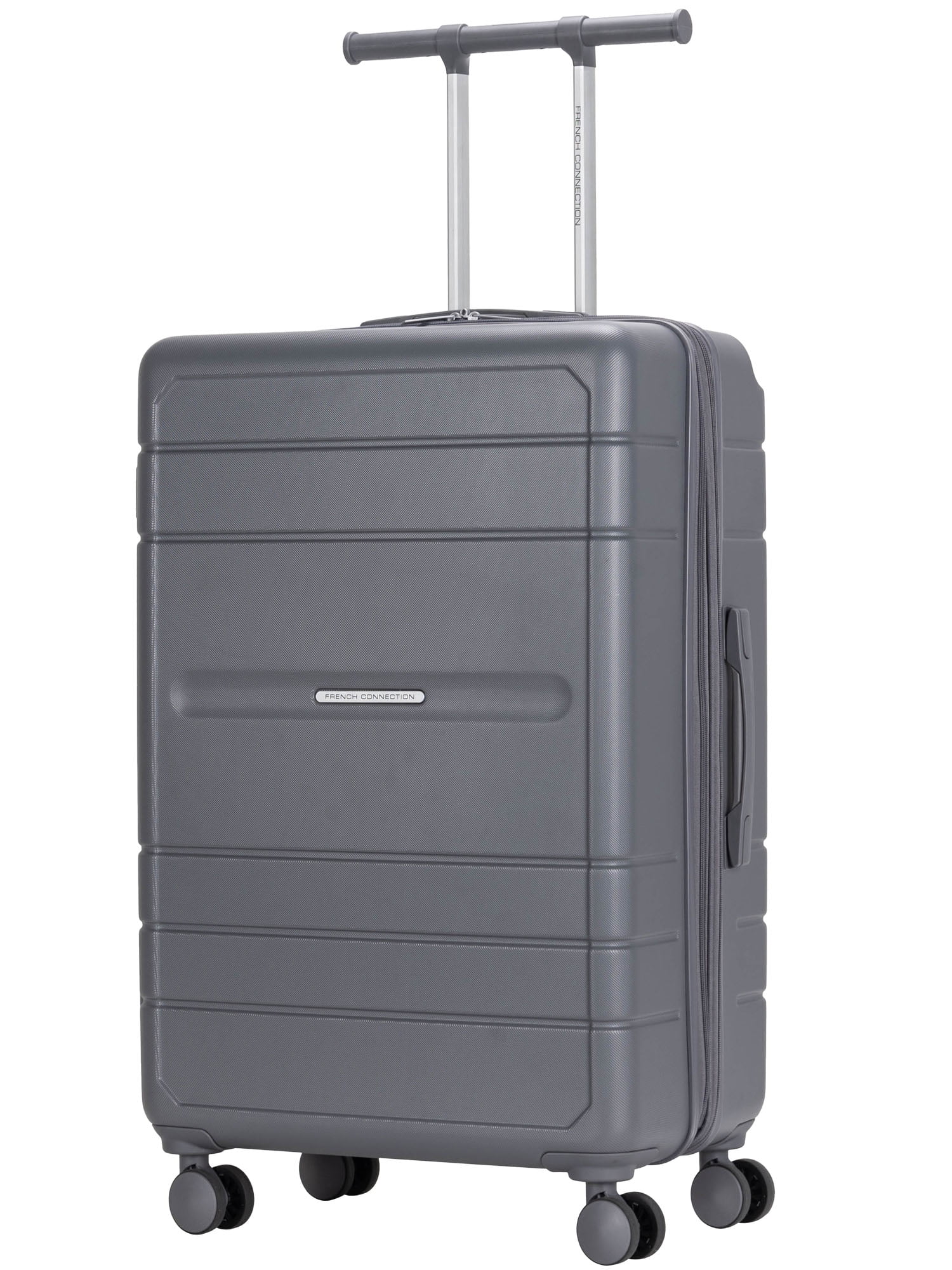 French Connection 3-Piece Wing-On™ Expandable Rolling Luggage Set, Quiet Shade