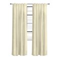 thumbnail image 2 of Winmate Topsions 3-way Header Insulated Curtain Panel Pair each 80" x 63" in Natural, 2 of 6