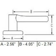 thumbnail image 2 of Safelock Grapevine Hall/Closet Lever, 2 of 2