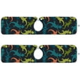 thumbnail image 2 of Coolnut 2 Pack Faucet Mat Splash Guard for Kitchen Sink, Lizards Colorful Geckos 14x5 Inch Super Absorbent Microfiber Sink Protector Mat, Kitchen Sink Mat Machine Washable Kitchen Sink Accessories, 2 of 7