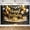 Black Gold, variant on Blue Train Happy Birthday Backdrop Banner Cute Blue Photography Background for Boys Kids Home Outdoor Birthday Party Decoration Supplies 70.8 x 47.2 Inch