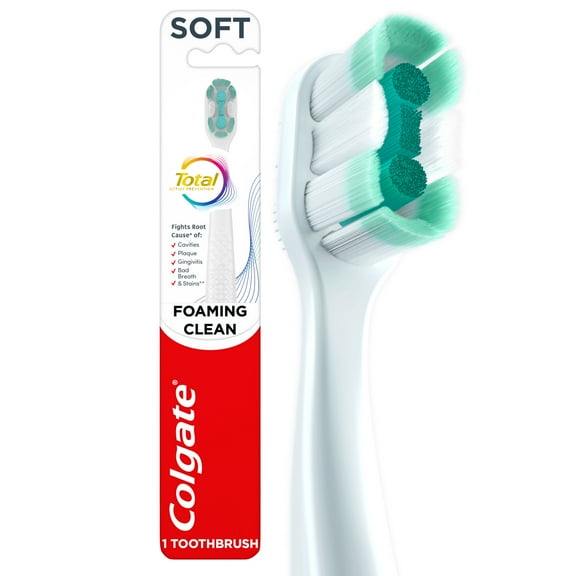 Colgate Total Active Prevention Foaming Clean Soft Toothbrush