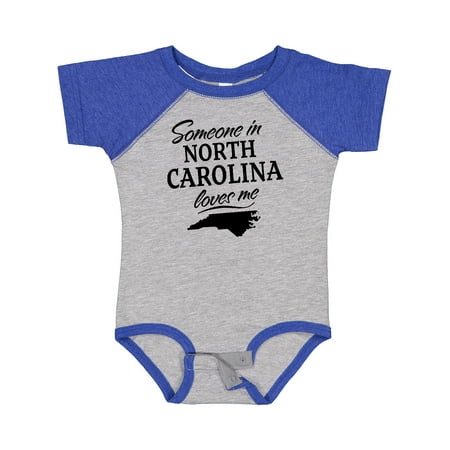 

Inktastic Someone in North Carolina Loves Me Gift Baby Boy or Baby Girl Bodysuit