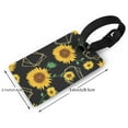 thumbnail image 2 of Hirioo Flower (2) for Luggage ID Tag with Adjustable Strap Travel Baggage Bag Tags Suitcase Identify Labels for Women Men, 2 of 7
